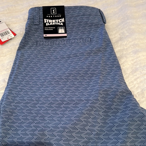 Mens PGA Tour Shorts Blue Size 32 - Picture 6 of 8